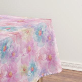 Pastell-Blütenpracht Tischdecke