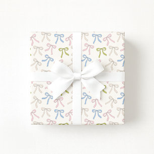 Pastell-Bögen-Coquette-Geschenkpapier Geschenkpapier