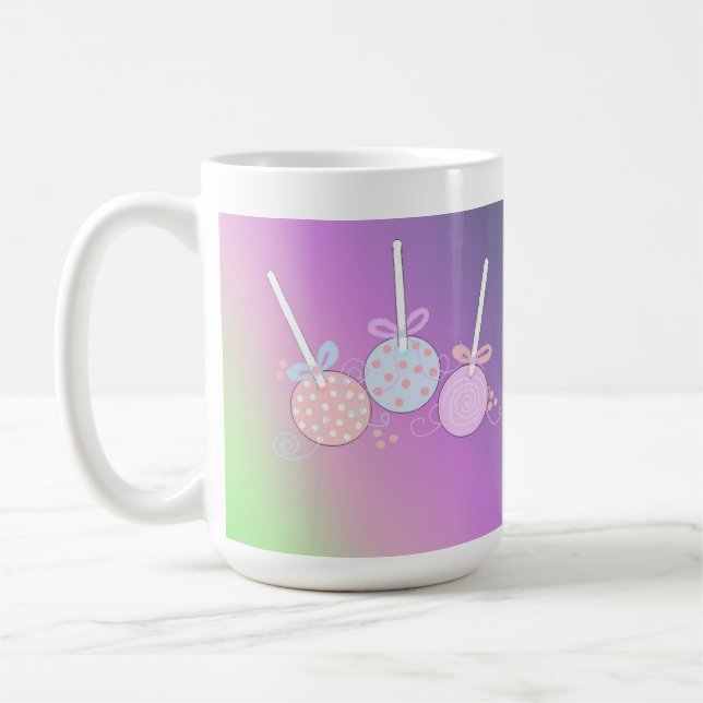 Pastell-Cake-Pops Kaffeetasse (Links)