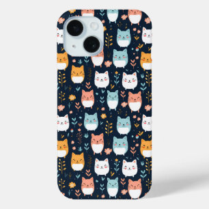 Pastell Cats Muster Case-Mate iPhone Hülle