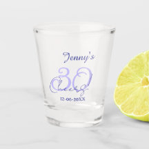 Pastell Cheers 30. Geburtstag lila elegant Name da