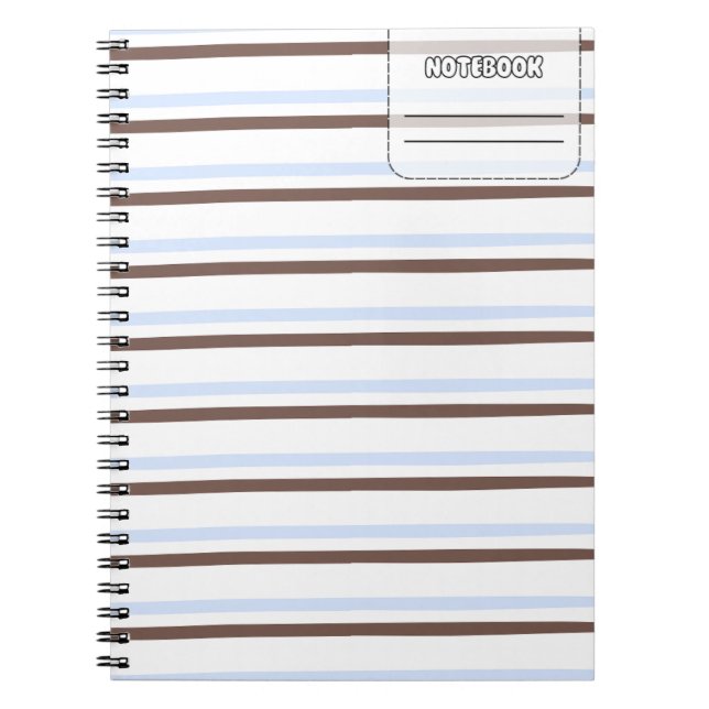 Pastell Color Line-Notebook Notizblock (Vorderseite)