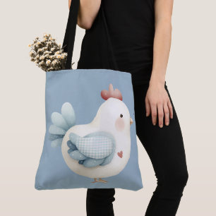 Pastell Cottagecore-Huhn Tasche