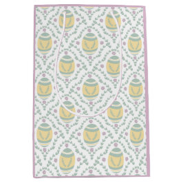 Pastell Damask Ostereier Muster Geschenktasche Mittlere Geschenktüte