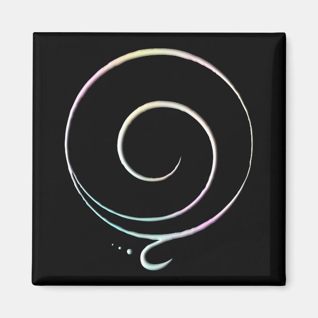 Pastell Dankbarkeit  Magnet (Vorne)