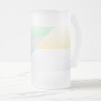 Pastell Dreiecke Mattierte Glasbierbläserei Tasse