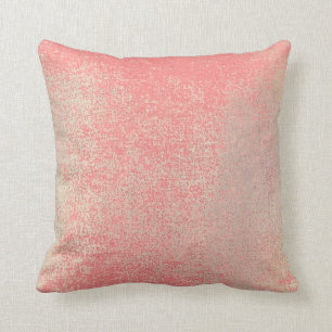 Pastell erröten Goldtadellose rosa Kissen