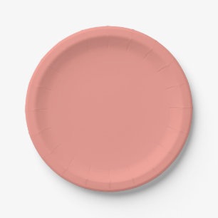 Pastell-Flamingo-Rosa Pappteller