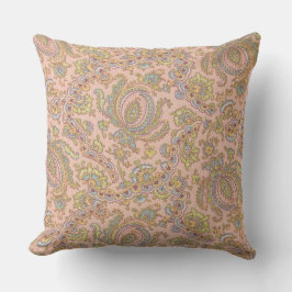 Pastell floral auf rosa Kissen