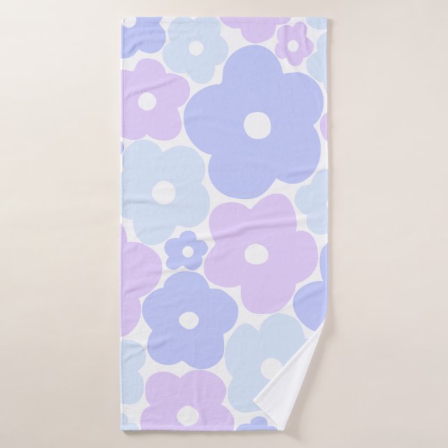 Pastell Floral Badetuch Set (Badehandtuch)