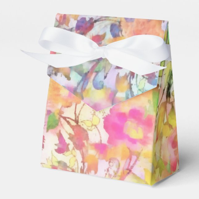 Pastell floral geschenkschachtel (Vorderseite)