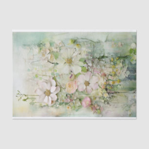 Pastell Floral Mixed Media Seidenpapier