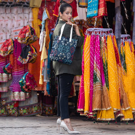 Pastell floral tasche