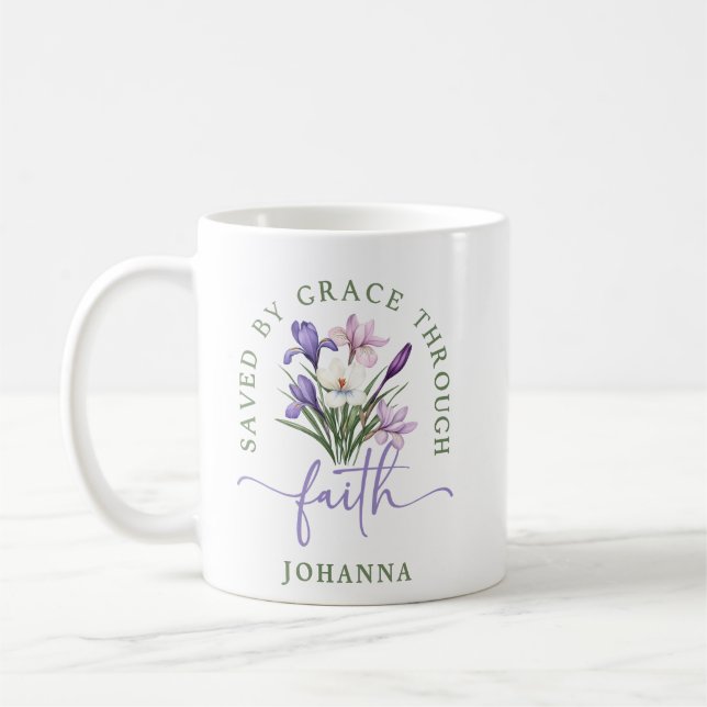 Pastell Frühlingsblumen Gerettet von Grace durch d Kaffeetasse (Links)