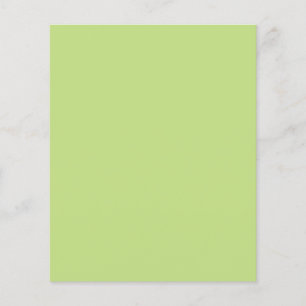 Pastell-Frühlingsgrün-Farbe zur individuellen Gest Flyer