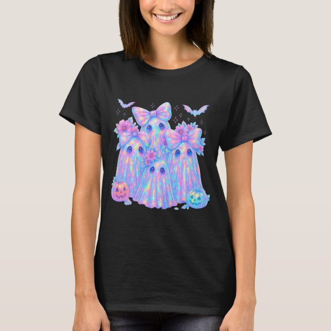 Pastell-Geisterfamilie T-Shirt (Vorderseite)