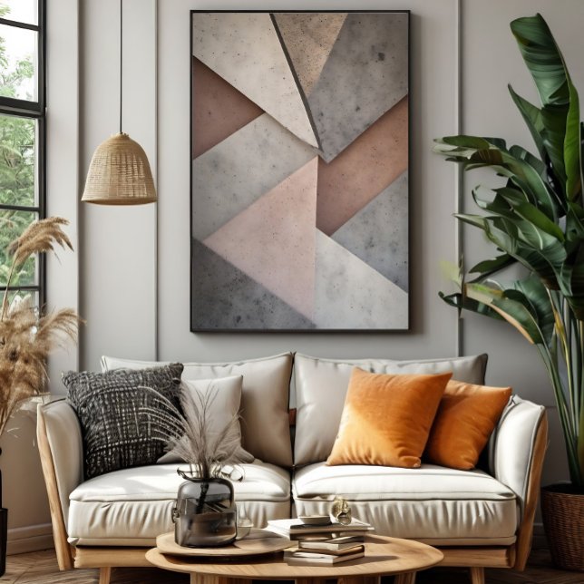 Pastell-Geometrie  Leinwanddruck (Von Creator hochgeladen)