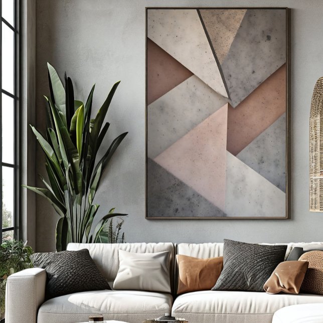 Pastell-Geometrie  Poster (Von Creator hochgeladen)
