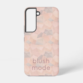 Pastell-Geometrischer Pop | Rosafarbenes Design Samsung Galaxy Hülle