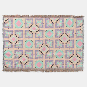 Pastell-Geometrisches Fliesenmuster Rosa Mint Li Decke