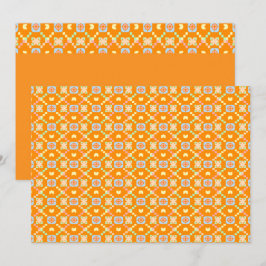 Pastell-Geometrisches Pixel-Muster auf lebendigem  Einladung