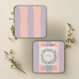 Pastell-Geschlechtsneutrale Wildblumen-Baby-Party Begleitkarte