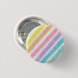 Pastell Glitter Regenbogen Button