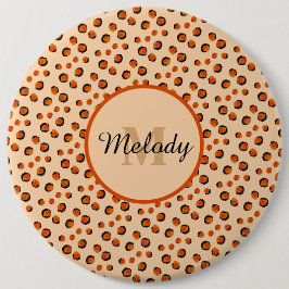 Pastell & Gold-Geparden Button