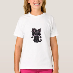 Pastell-Gotik-Kawaii-Tiere Süße dunkle Fantasy T-Shirt
