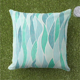 Pastell Green Abstrakt Throw Kissen