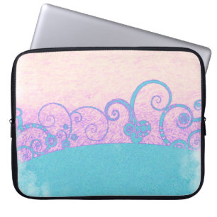 Pastell-Grunge-Fantasie-Laptop-Hülle Laptopschutzhülle