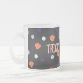 Pastell Halloween Seashells & Sea Stars in Schwarz Kaffeetasse
