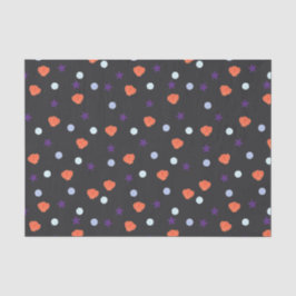 Pastell Halloween Seashells & Sea Stars in Schwarz Seidenpapier