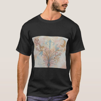 Pastell-Heidnischer Druck T-Shirt
