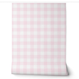 Pastell Hellrosa kariert grün Buffalo Karo Tapete