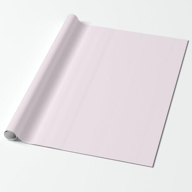 Pastell Hellrosa Weiß Einfarbige Farbe Geschenkpapier (Ungerollt)