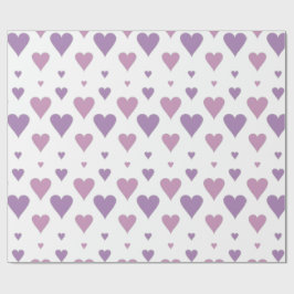Pastell-Herz-Geschenkpapier Geschenkpapier