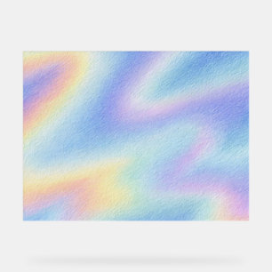 Pastell-Himmelsdrift Acrylschild