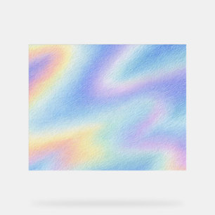 Pastell-Himmelsdrift Acrylschild