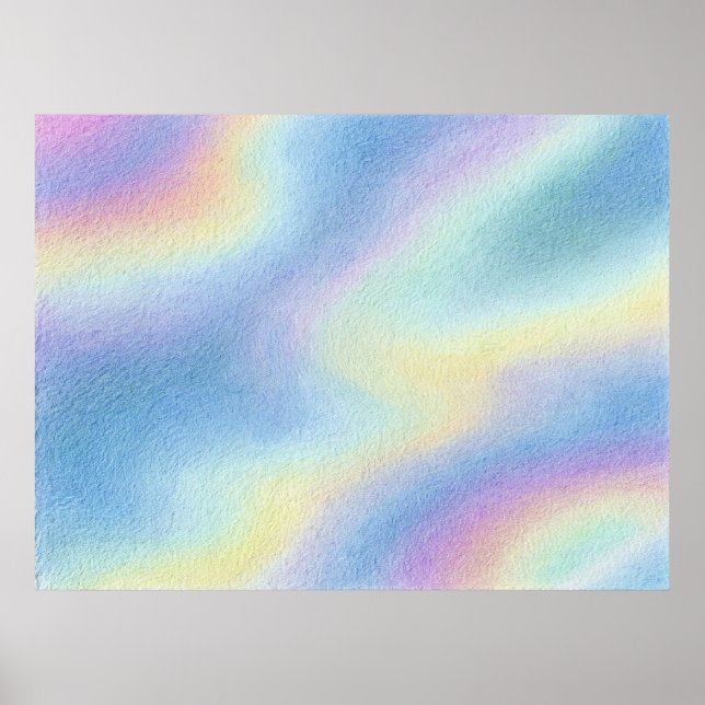 Pastell-Himmelsdrift Poster (Vorne)