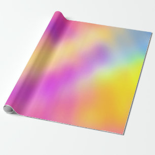 Pastell Iridescent farbenfrohe Farbgestaltung Geschenkpapier