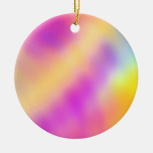 Pastell Iridescent farbenfrohe Farbgestaltung Keramik Ornament
