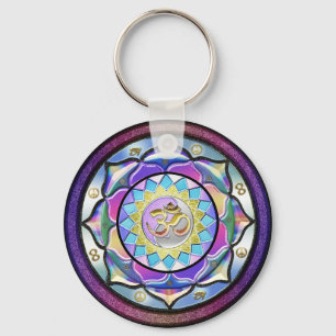 Pastell kann Mandala-Schlüsselkette überraschen Schlüsselanhänger