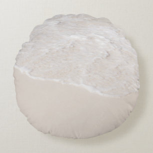 Pastell Karibik Meer Ruhe 1 Rundes Kissen