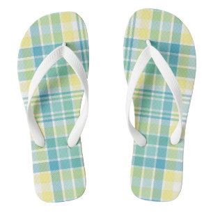 Pastell Kariert Flip Flops