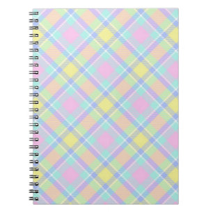 Pastell-Kariert Notizblock
