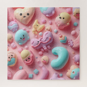 Pastell Kawaii Süßigkeiten Charakter Kunst