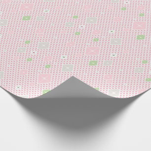 Pastell-Kristall-Stern-Muster-Wrap-Papier Geschenkpapier