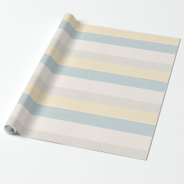 Pastell-Küstenstreifen-Boutique-Geschenkpapier Geschenkpapier