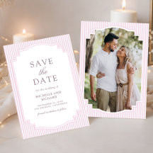 Pastell-Lavendel-gestreifte Foto-Hochzeit